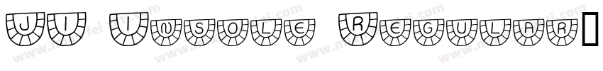 JI Insole Regular字体转换
